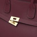 Origami Bolso en Piel Bordeaux TL142507