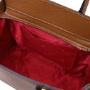 Origami Bolso en Piel Cognac TL142507