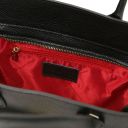 Origami Handtasche aus Leder Schwarz TL142507