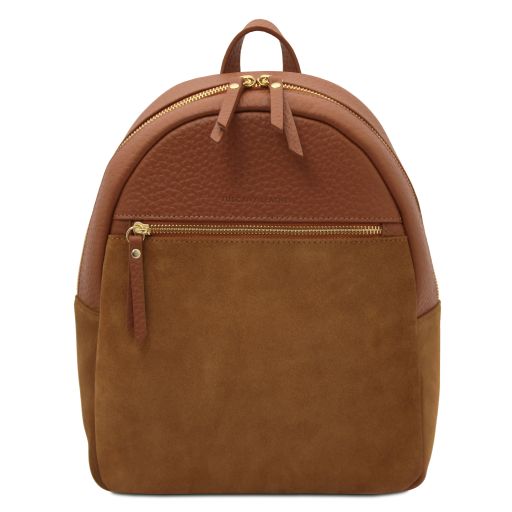 Arco Leather Backpack Cognac TL142509