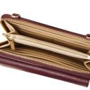 Urania Lederbrieftasche/Handyhalter mit Tragegurt Bordeaux TL142433