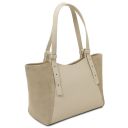 Libra Leather Shoulder bag Beige TL142508