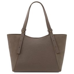 Libra Leather Shoulder bag Dark Taupe TL142508
