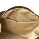 Sierra Suede Leather Shoulder bag Dark Brown TL142419