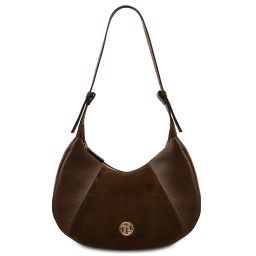 Goccia Leather Hobo bag Coffee TL142515