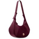 Goccia Bolso Hobo en Piel Bordeaux TL142515