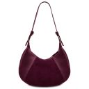 Goccia Leather Hobo bag Bordeaux TL142515