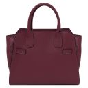 Origami Leather Tote Bordeaux TL142507