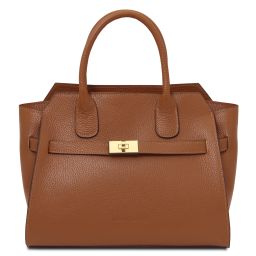 Origami Sac Cabas en Cuir Cognac TL142507