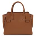 Origami Leather Tote Cognac TL142507