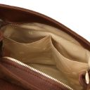 Nomade Suede Leather Fringe Shoulder bag Brown TL142512