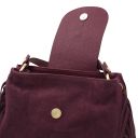 Nomade Suede Leather Fringe Shoulder bag Bordeaux TL142512