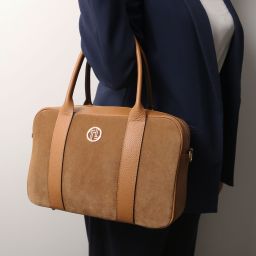 Stephany Handtasche aus Leder Tannengrün TL142511