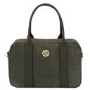 Stephany Leather Handbag Forest Green TL142511