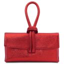 TL Bag Bolso Noche en Piel Metallic Rojo TL141993