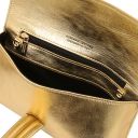TL Bag Metallic Leather Clutch Gold TL141993