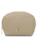 Vera Soft Leather Toiletry Case Beige TL142521