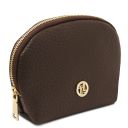 Vera Soft Leather Toiletry Case Dark Brown TL142521