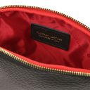 Itaca Leather Backpack and Soft Leather Toiletry Case Black TL142523