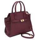 Origami Bolso en Piel Bordeaux TL142507