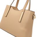 Olimpia Leather Tote - Small Size Champagne TL141591