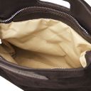 Nomade Pochette in Pelle Scamosciata con Frange Testa di Moro TL142496