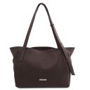 TL Bag Soft Leather Shopping bag Dark Brown TL142230