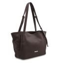 TL Bag Borsa Shopping in Pelle Morbida Testa di Moro TL142230