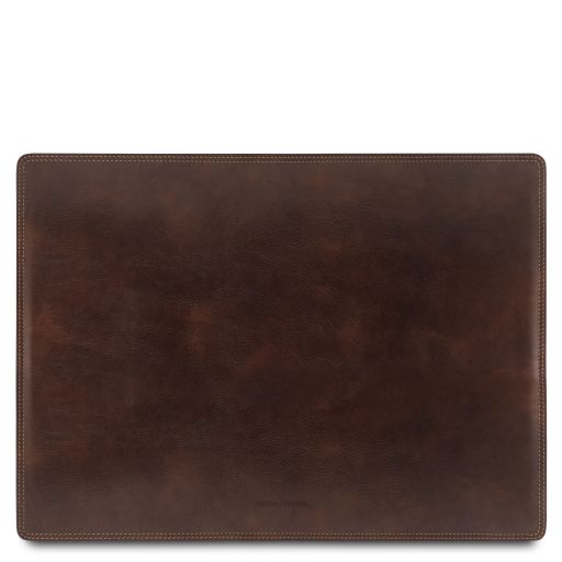 Leather Desk Pad Dark Brown TL141892