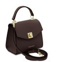 TL Bag Leather Handbag Dark Brown TL142203