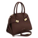 Formentera Leather Handbag and Soft Leather Toiletry Case Coffee TL142524