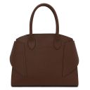 Formentera Leather Handbag and Soft Leather Toiletry Case Coffee TL142524