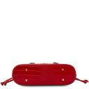 Croque Croc Print Leather Handbag Lipstick Red TL142510