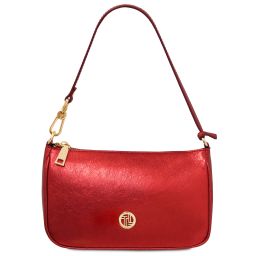 Parfait Pochette in Pelle Metallic Rosso TL142543