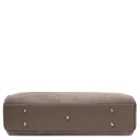 Eclaire Suede Leather Shoulder bag Dark Taupe TL142516