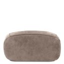 Volta Suede Leather Backpack Dark Taupe TL142517