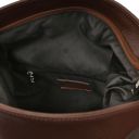 London Soft Leather Backpack Coffee TL142502