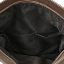 London Rucksack aus Weichem Leder Dunkel Taupe TL142502