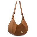 Goccia Leather Hobo bag Cognac TL142515