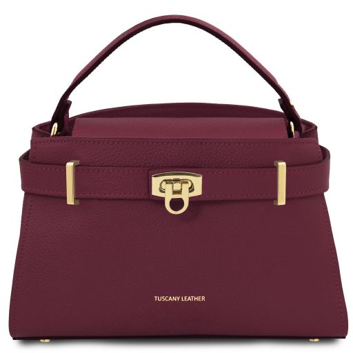 Maisy Sac Cabas en Cuir Bordeaux TL142458