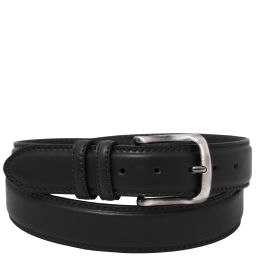 Classic Tuscan Padded Leather Belt 40mm Черный TL142529