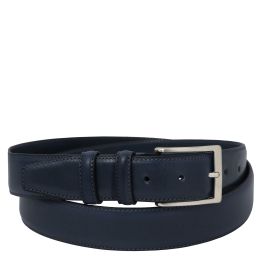 Classic Full-grain Leather Belt 35mm Темно-синий TL142532