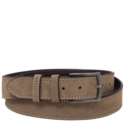 Casual Wildledergürtel 35mm Taupe TL142537