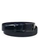 Ceinture élégante en Cuir Brossé 35mm Bleu foncé TL142539