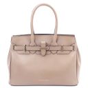 TL Bag Handtasche aus Leder Nude TL142174