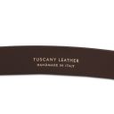 Handcrafted Leather Belt 35mm for Jeans Dunkelbraun TL142526