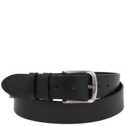 Handcrafted Leather Belt 40mm for Jeans Черный TL142527