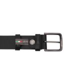 Cinturón de Piel Artesanal de 40mm Para Vaqueros Negro TL142527