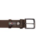 Cinturón de Piel Artesanal de 40mm Para Vaqueros Marrón oscuro TL142527