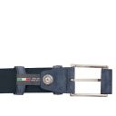 Elegant Nubuck Leather Belt 35mm Dark Blue TL142533